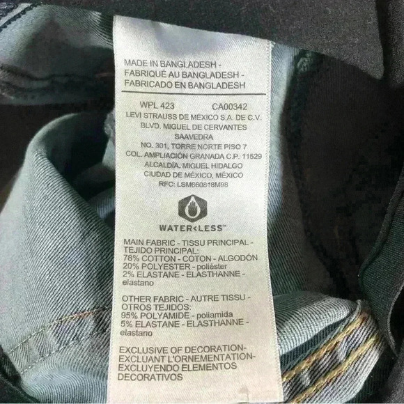 Levi Strauss Signature Gold Maternity Skinny Premium Panel Simply Stretch size L - Picture 13 of 16